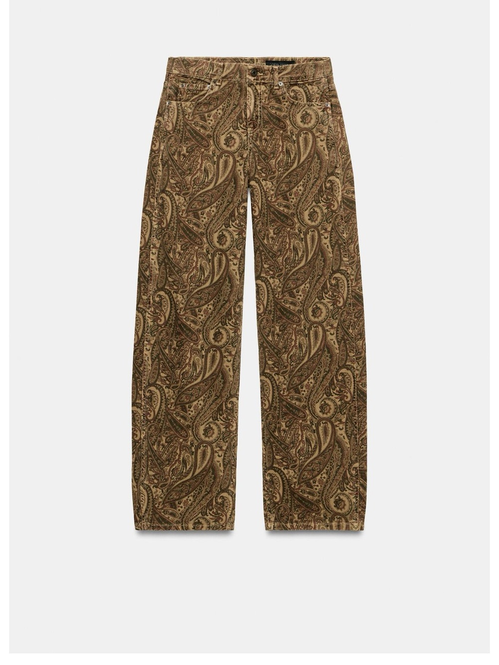 Zara ZW COLLECTION MID-RISE CURVED STRAIGHT
JEANS